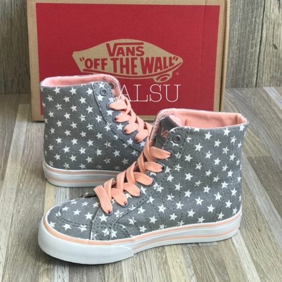 Vans Other - NWT VANS Corrie HI Faded Flag Grey Kids AUTHENTIC